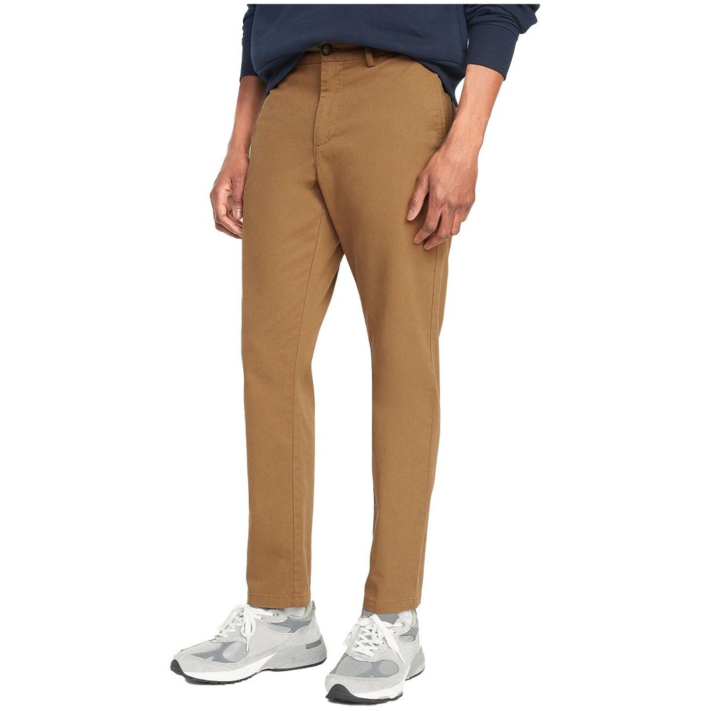 Old Navy Pants Mens 38x32 Essential Slim Built-In Flex Chino Doe A Deer Brown